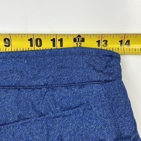 Skhoop Down Puffer Blue Mini Skirt Size XS - Picture 6 of 9